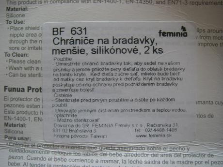 Chrániče na bradavky zn. farlin,