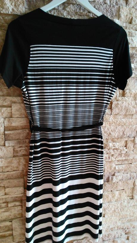 Čierno-biele šaty, veľk l,xl, 42/44, xl