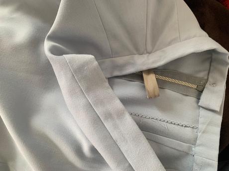 Bledomodrá minisukňa, xs