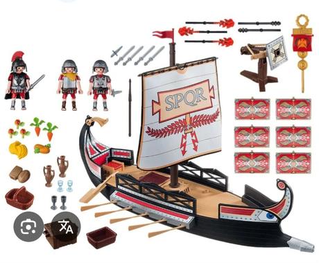 Playmobil rimska galéria + extra vojaci/4+4/, 