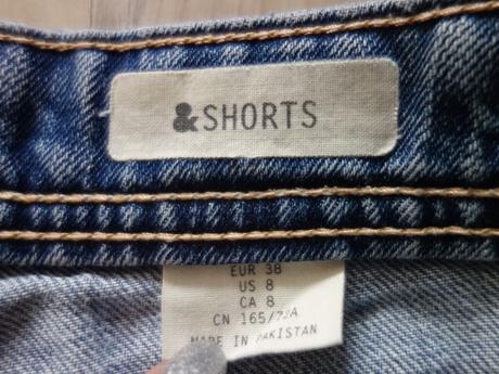 Riflové kraťasky h&m, h&m,38