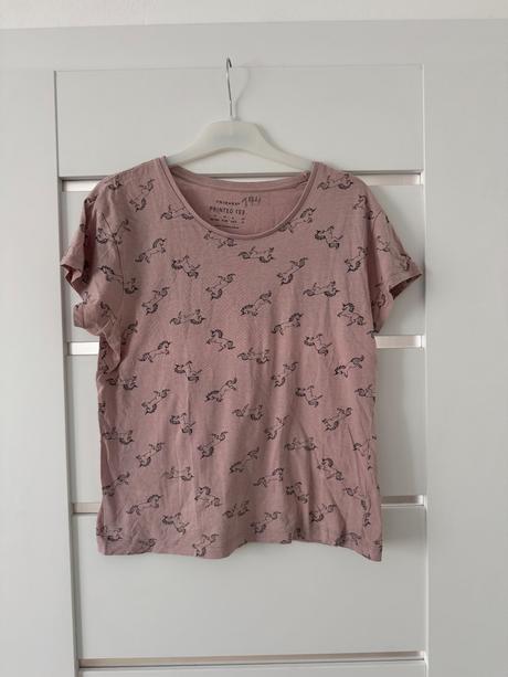 Ružove basic tričko, primark,40