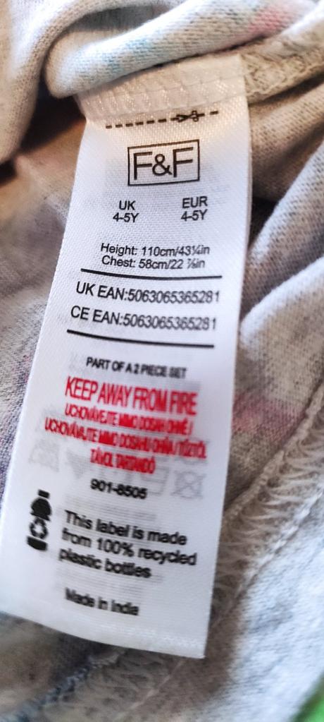 Dino tričko 4-5r, f&f,110