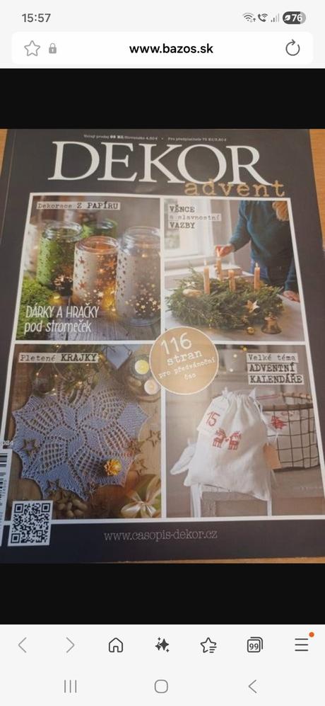 Predám časopisy dekor nove, 