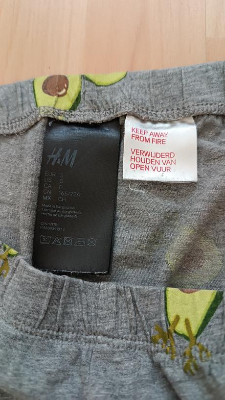 Pyzamové nohavice, h&m,s