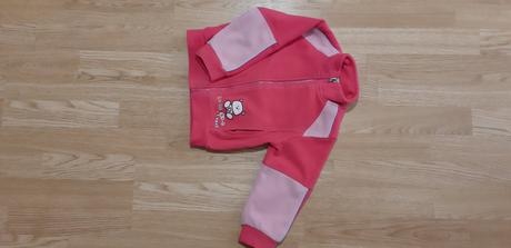 Ružová flizová mikina, 98