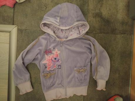 Dievčenská mikinka s aplikáciou koníka, 98