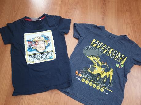 2x tricko 122 aj do skolky skoly, 122
