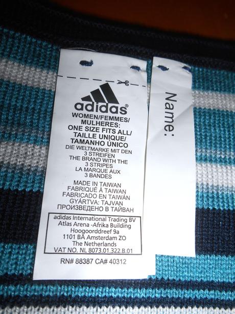 Chlapčenský šál adidas 160x13 cm, adidas