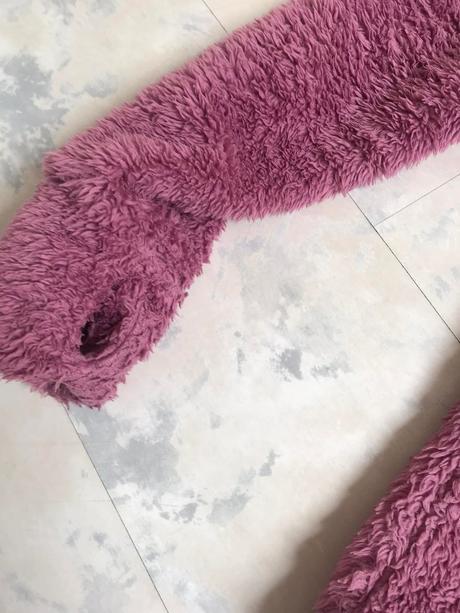 Huňatá teplá mikina, s