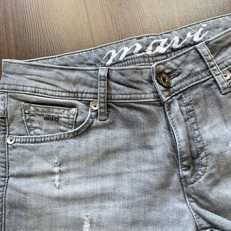 Svetlošedé riflové šortky mavi, m