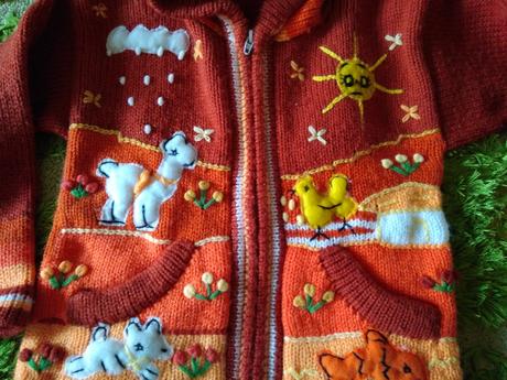 Zaujímavý svetrík 98/104, 98