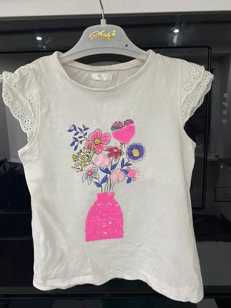 Dievčenské tričko velk.122, 122