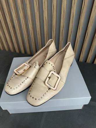 Högl bežové poltopánky, 38