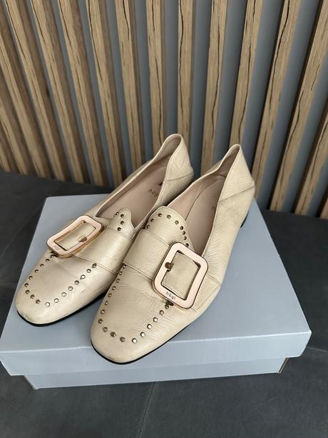 Högl bežové poltopánky, 38