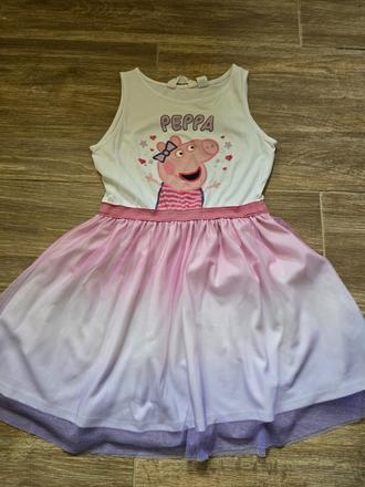 Šaty č.134-140 peppa pig, 134
