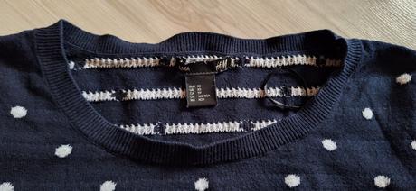Tehotenský sveter s bodkou na uviazanie, h&m,s