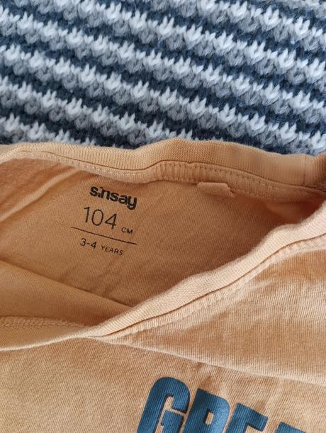 Tričká pre chlapca s potlačou aj na chrbte, sinsay,104