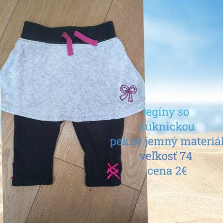 Legíny so suknickou, 74