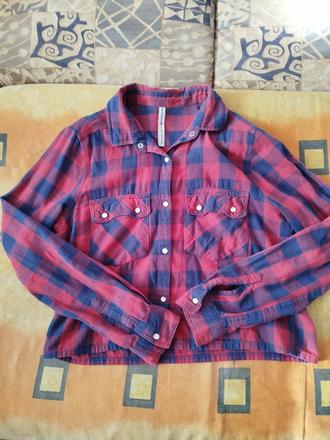 Károvana košeľa, stradivarius,s