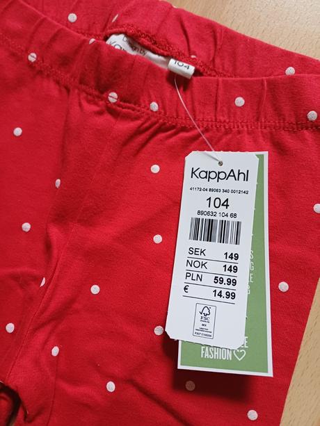 Nové veci kappahl 98/104, 104–116 / 86–98