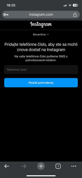 Máte problém s prihlásením na Instagram?