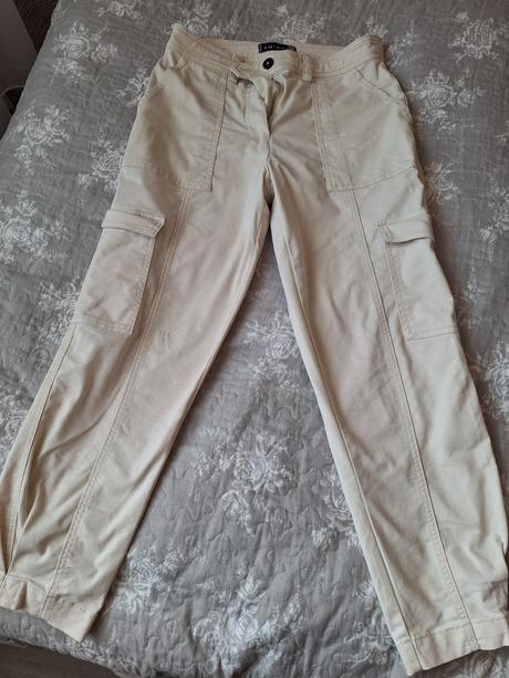 Kapsáčové béžové nohavice, amisu,38
