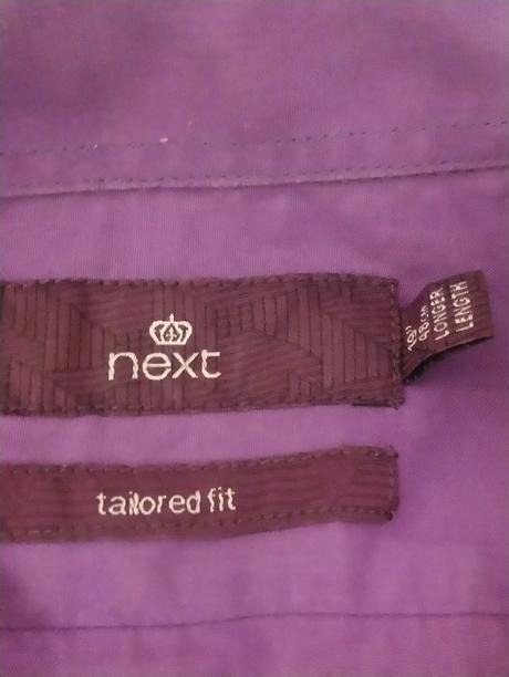 Pánska fialová košela, next, xxxl, next,xxxl