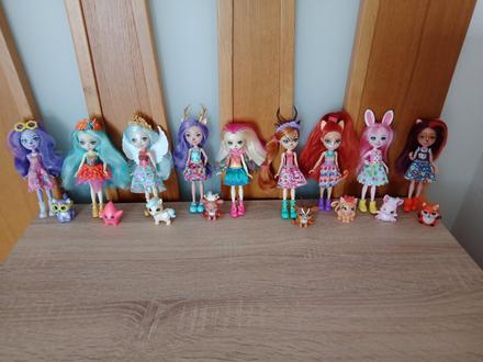 Mattel bábiky enchantimals so zvieratkami,