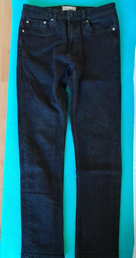 Pull&bear čierne rifle, pull&bear,s