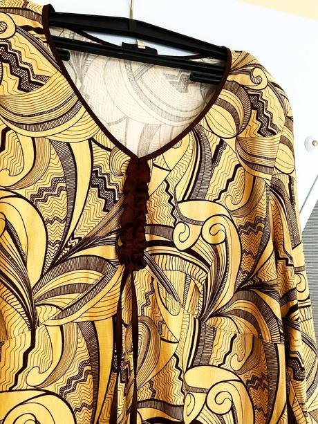 Luxusné tričko /tunika na šnurovanie, xl