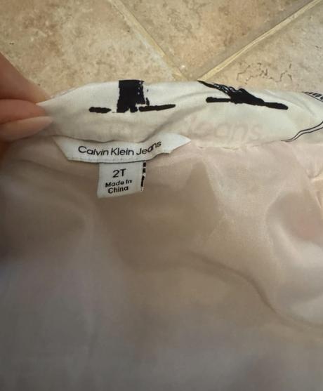 Zateplená vesta ck, calvin klein,80