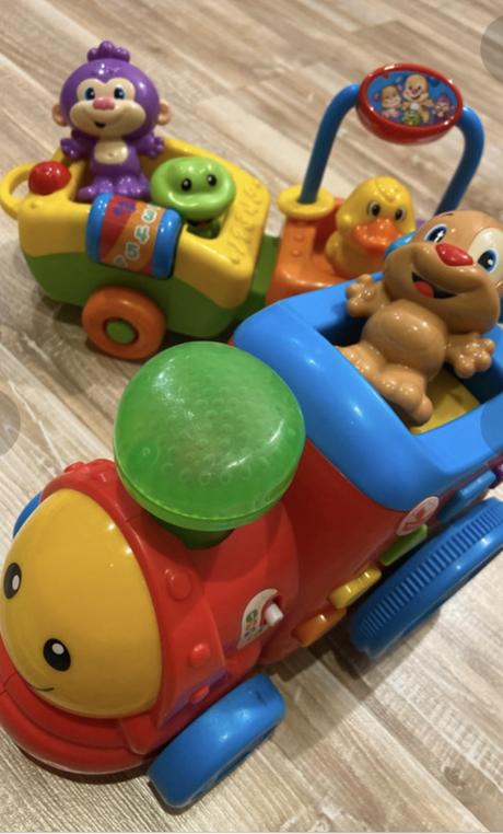 Fisher price psikov vlacik, 
