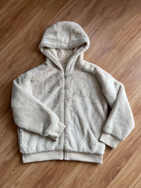 Dievčenská mikina s kozušinou, f&f,152