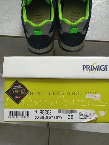 Nepremokavé tenisky, primigi,38