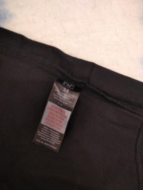 Čierna košeľa veľkosť 34, f&f,34