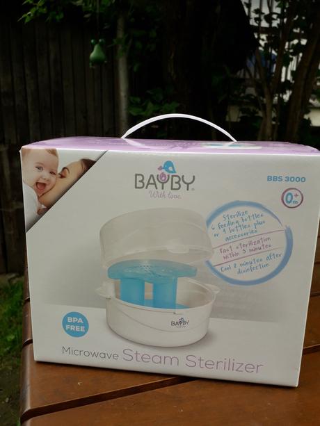 Mikrovlnný parný sterilizátor bayby, 