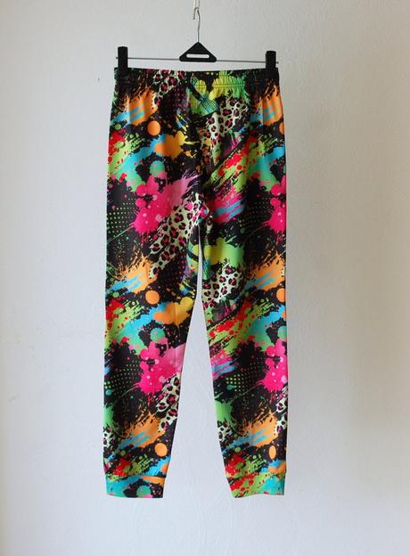 Štýlové neónové tepláky, xs