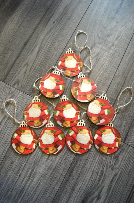 Drevenné vianočné ozdoby mikuláš,