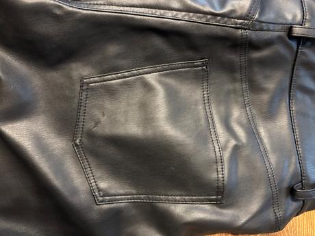 Koženkové nohavice zara, zara,38