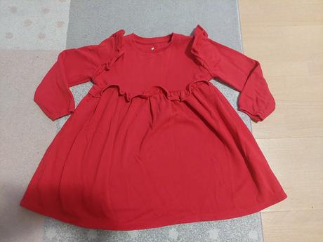 Cervene saty veľ.110, f&f,110