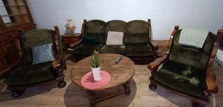 Sedacia súprava zelena 3+1+1, 