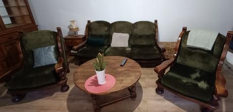 Sedacia súprava zelena 3+1+1,