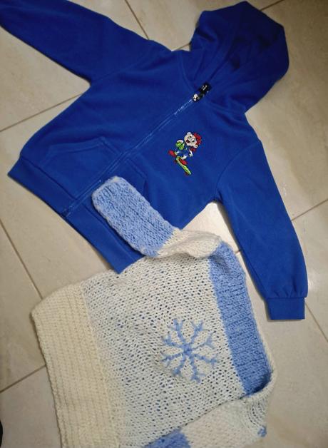 Flecová mikina 98/104, 110