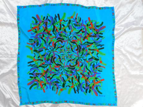 Linda gs kvalitná luxusna hodvabna šatka, xl