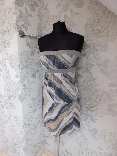 Pekne mini saty/predlzeny top, warehouse,38