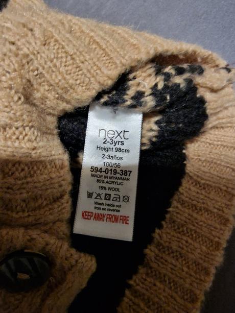 Zimný sveter next 98 cm, next,98