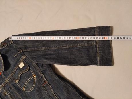 Šmrcovná rifľová bundička, l