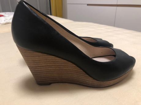 Damske lodicky, kozene, cierne, vel. 37, 37