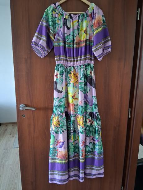 Farebné maxišaty, m